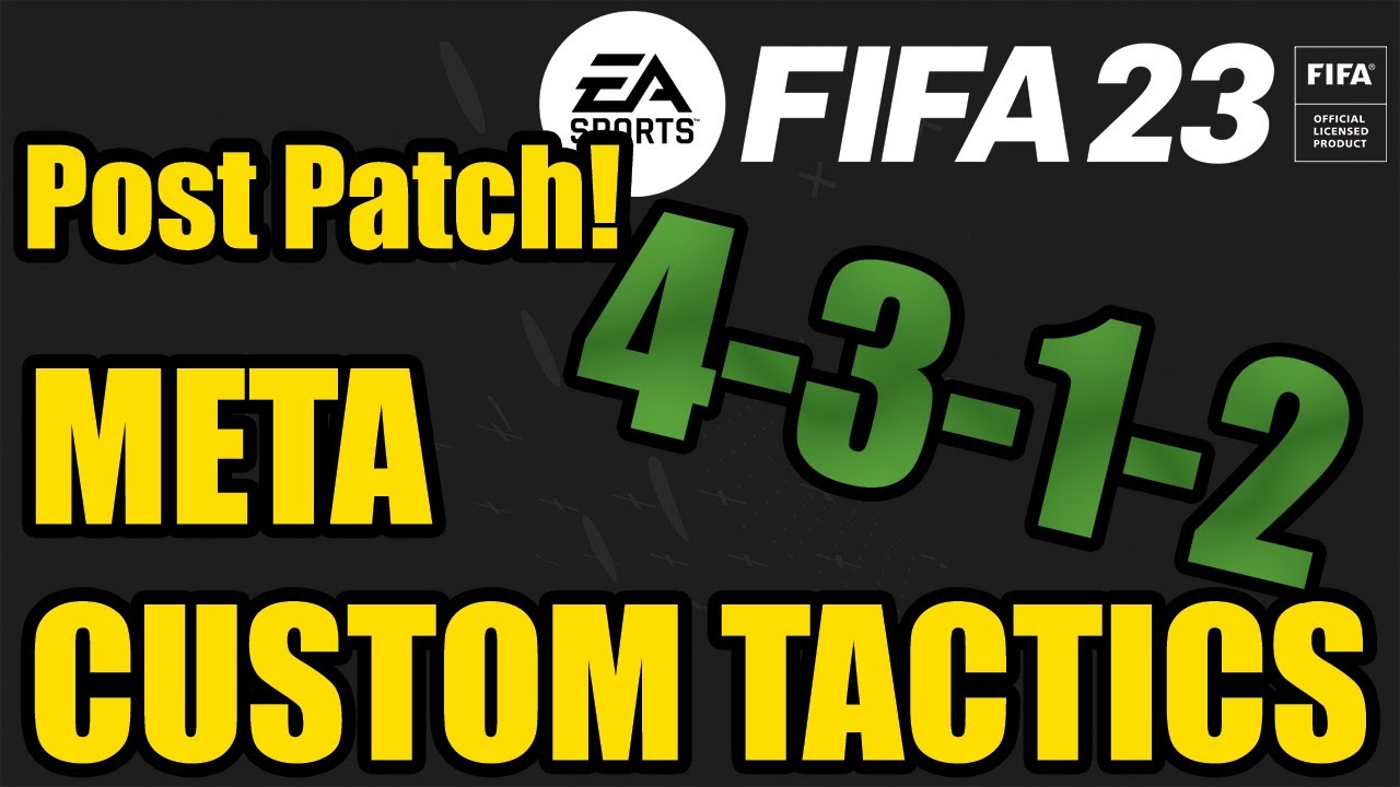 META 4-3-1-2 CUSTOM TACTICS - POST PATCH!!!!!!!!!!