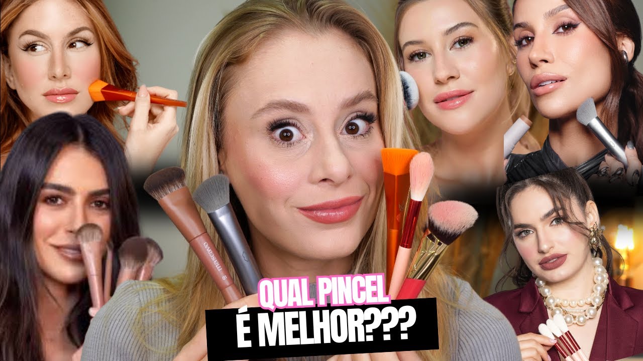 OS PINCÉIS DE MAQUIAGEM DAS BLOGUEIRAS *Boca Rosa, Mari Maria, Mascavo, Tata, Niina*