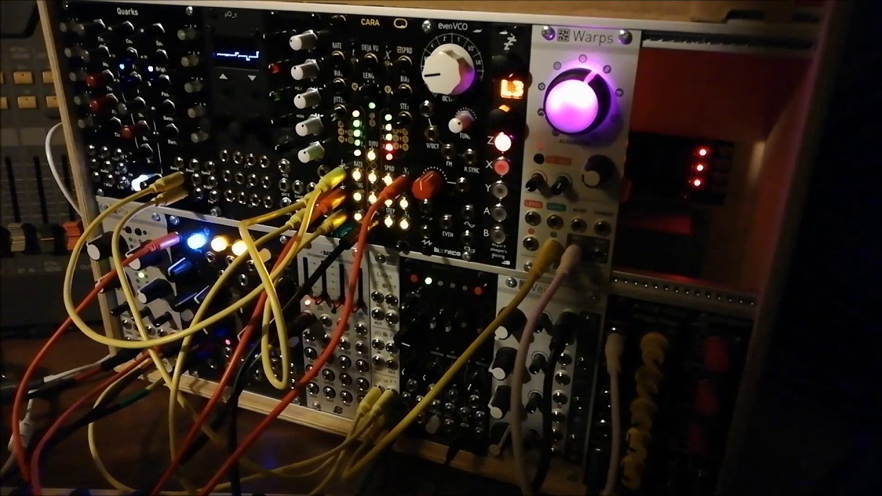 Eurorack modular synth live patch