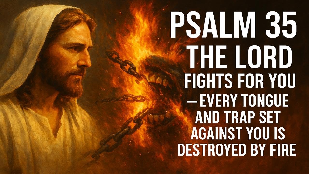 PSALM 35: The Lord Fights for You — Every Tongue and Trap Set Against You Is Destroyed by Fire