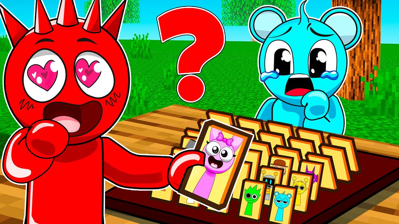 ADIVINA el SPRUNKI EN MINECRAFT! 😳😱 SKY vs ROJITO (Sprunki)