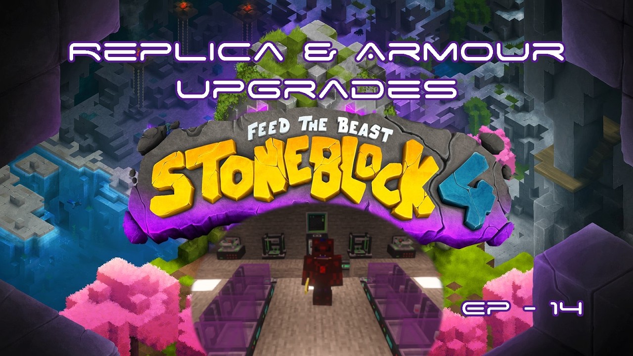 Diotior Productions Presents Stoneblock 4 - Ep14 - Replication & Armour Upgrades