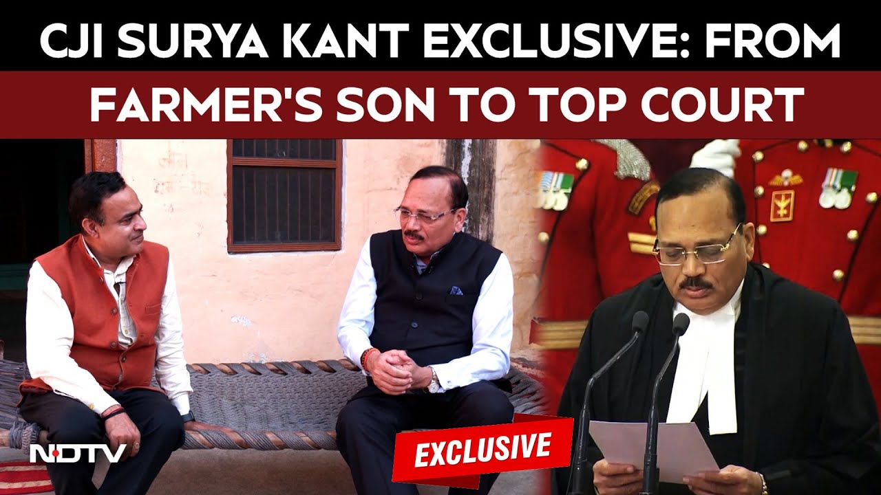 CJI Surya Kant Interview | Farmer's Son To Chief Justice:Justice Surya Kant Takes Charge As 53rd CJI