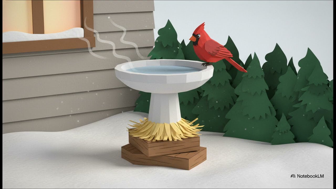 How to Keep Bird Baths From Freezing in Winter