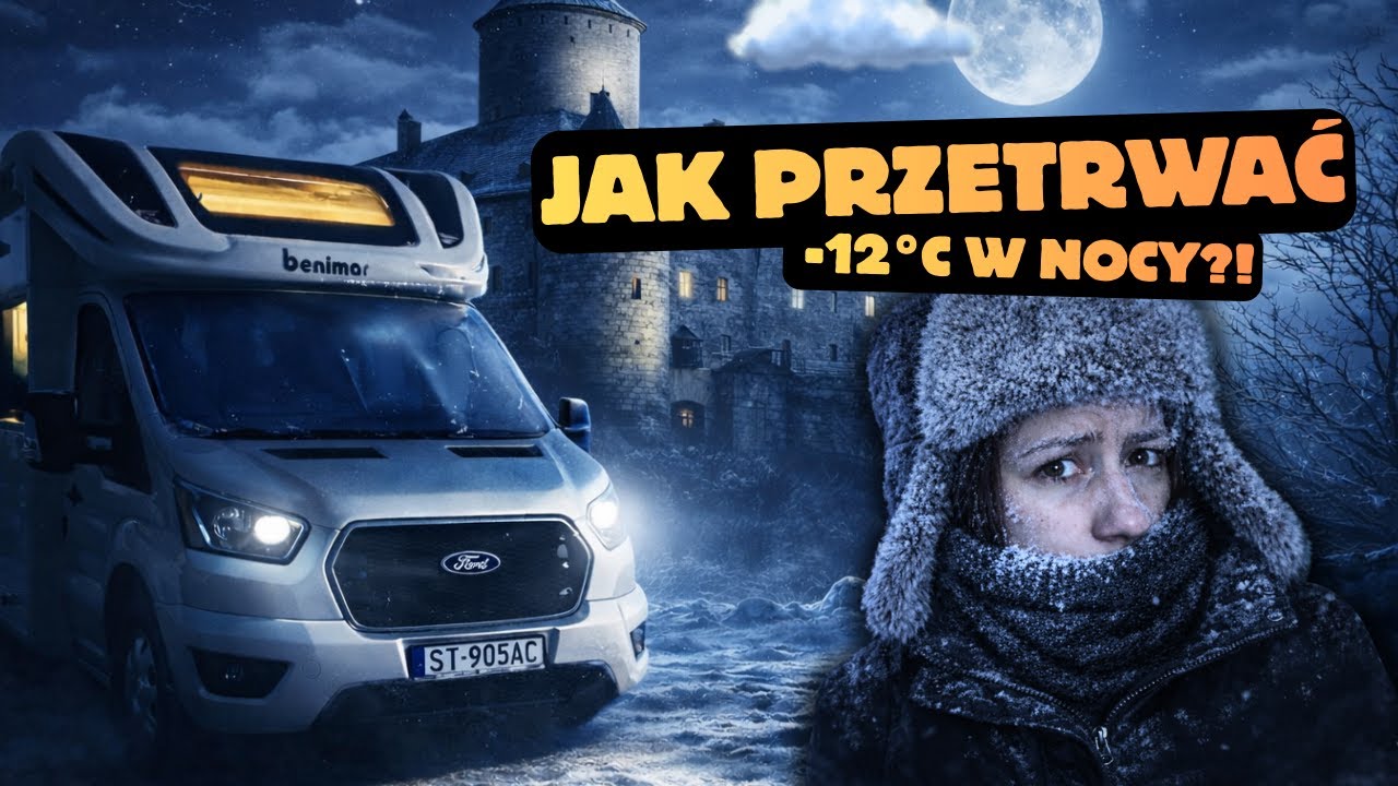 Najzimniejsza noc w kamperze. Przygotowania do –12°C