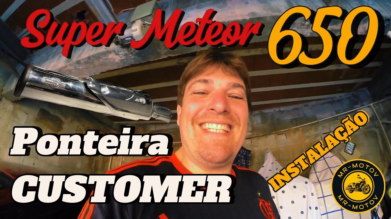 Instalação da Ponteira Customer na Super Meteor 650!!! #royalenfieldbrasil #moto #custom #motovlog