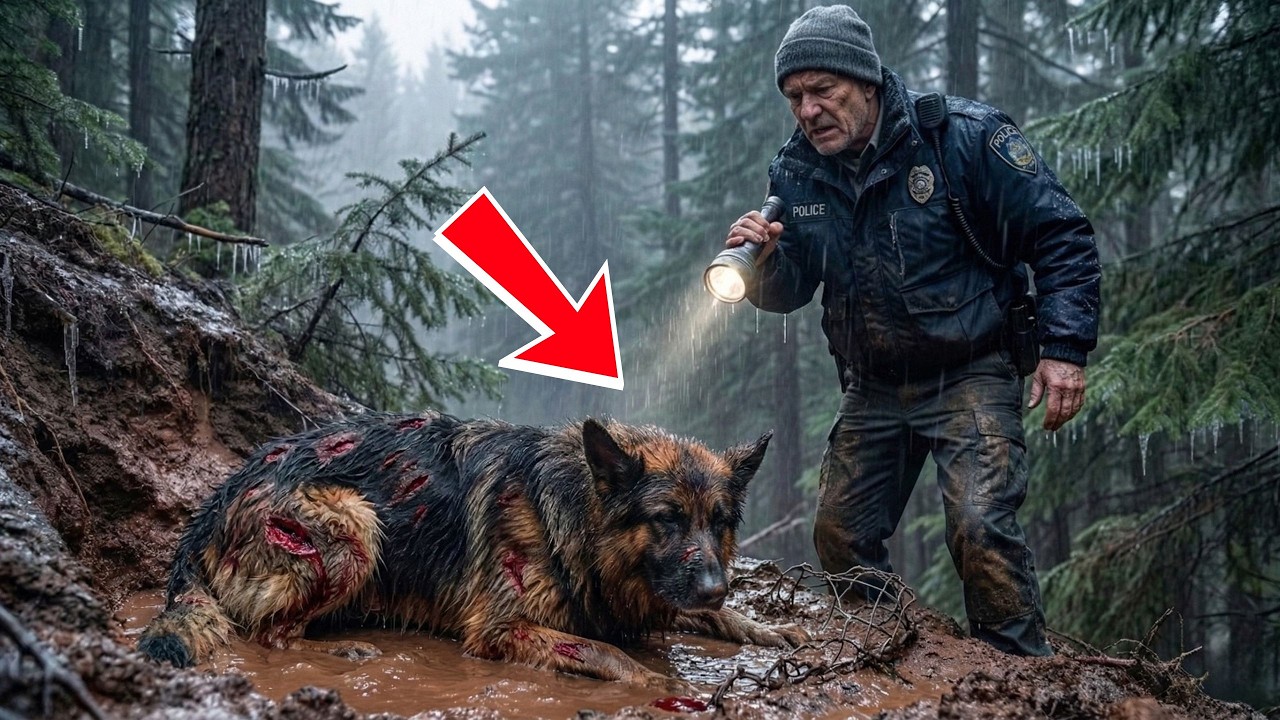 12 Stunden im Schlamm: Warum ein verstoßener Deutscher Schäferhund alle weinen ließ.