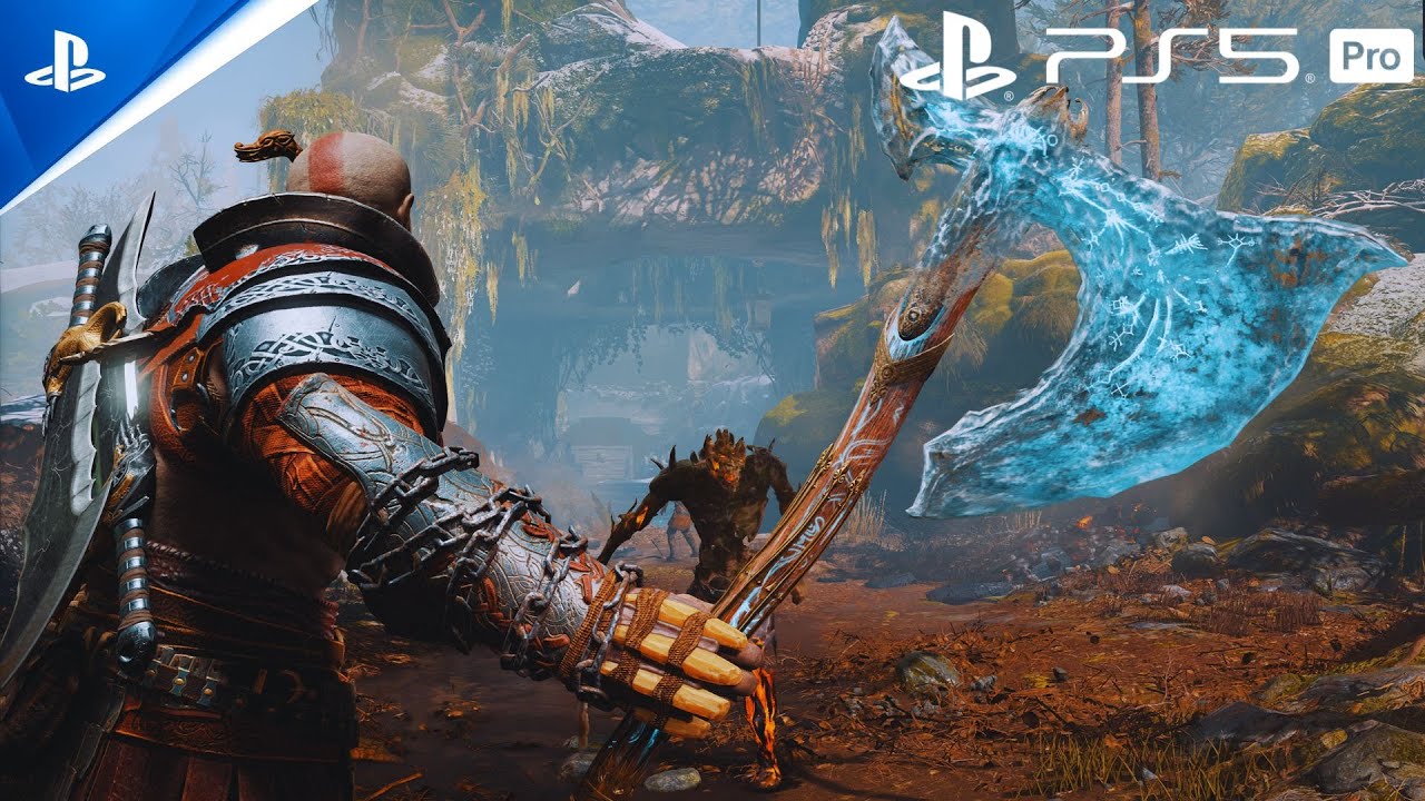 PS5 Pro Rodando God of War: Gameplay com Visual de Tirar o Fôlego em 4K!