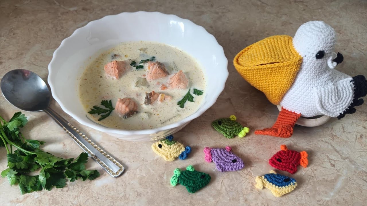 Вершковий суп з лосося для всієї родини 🐟 Простий і швидкий рецепт | Перевірено роками