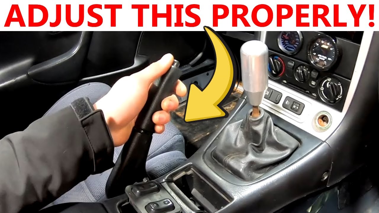 How To PROPERLY Adjust Your Mazda Mx5 Handbrake - Quick and Easy! Mk1 and mk2