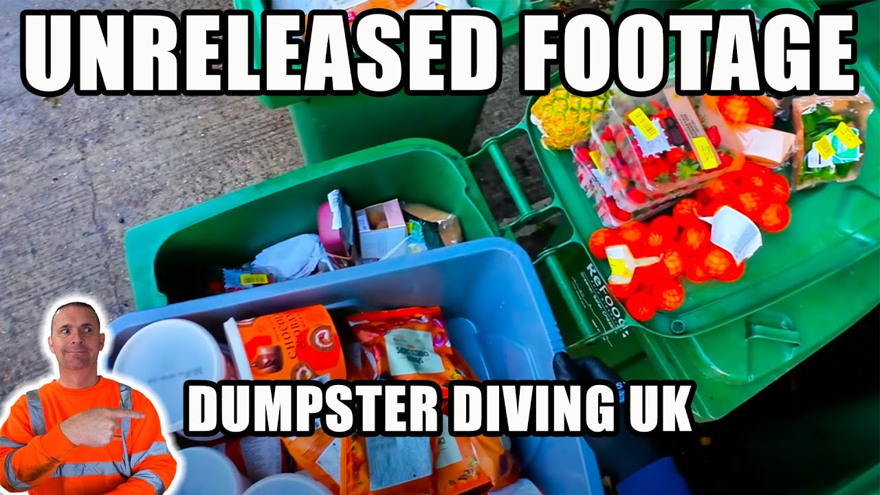[UNRELEASED FOOTAGE] EXPOSED THE UK,S CRAZY FOOD WASTE DUMPSTER DIVING AT UK RETAIL PARKS