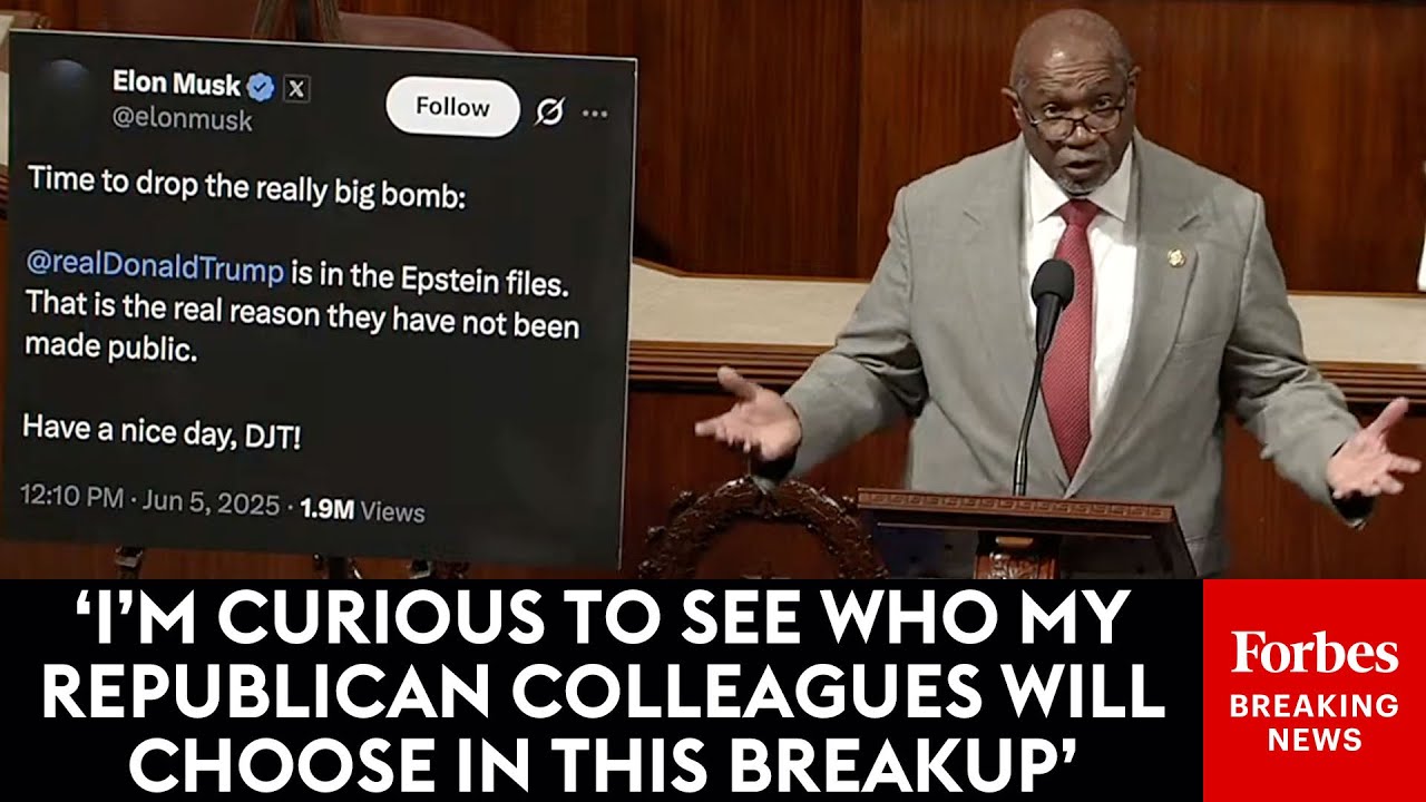 Elon Musk's 'Epstein Files' Tweet Against Trump Put Front And Center On House Floor By Herb Conaway