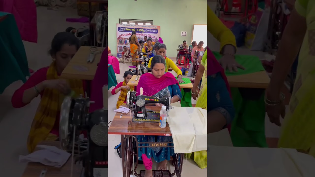 Providing Free Sewing Training Skills to Women
