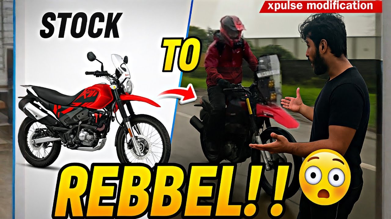 Hero Xpulse 200 Full Modification 🔧 | From Stock to Rebel Beast 🏍️ | Rally Setup 2025