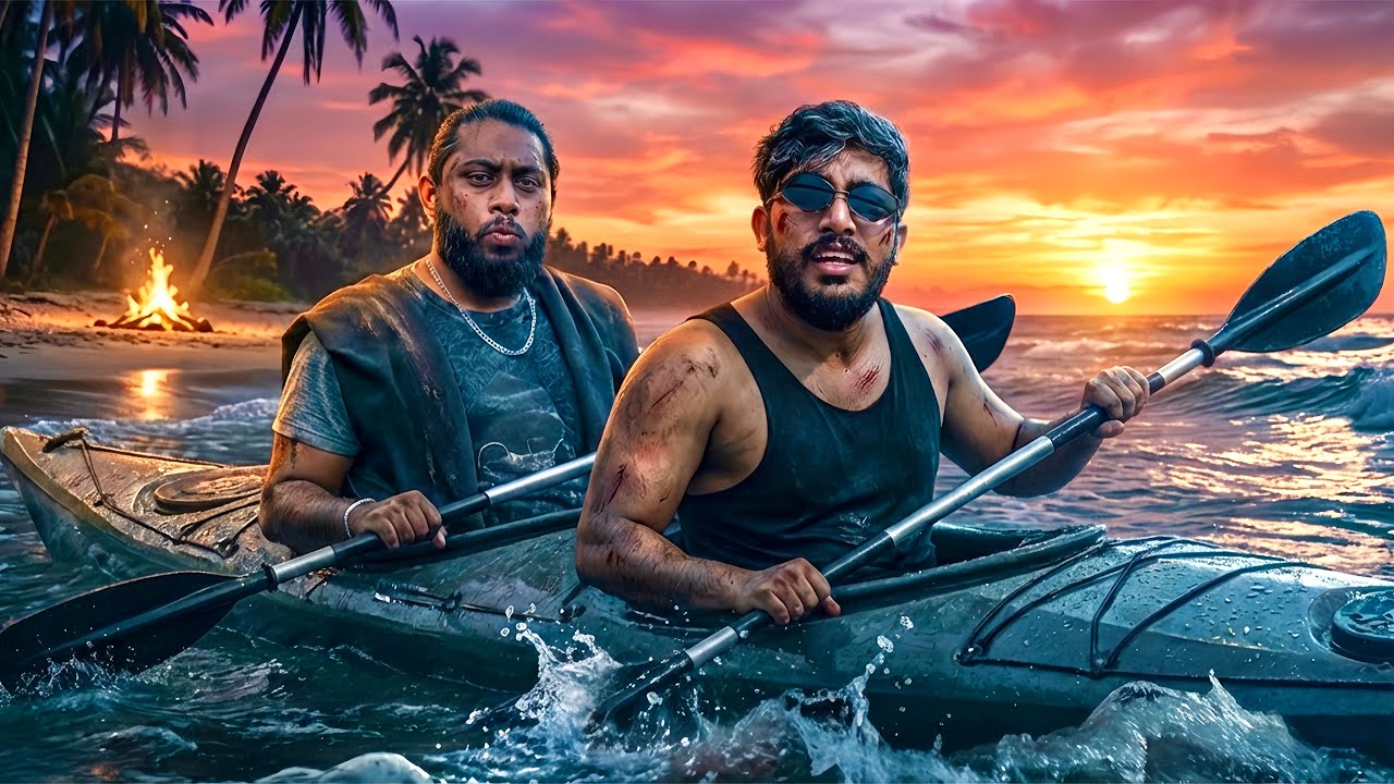 අපි පාළු දූපතක රැයක් හිටියා 😱 | We Stayed On A Deserted Island For One Night