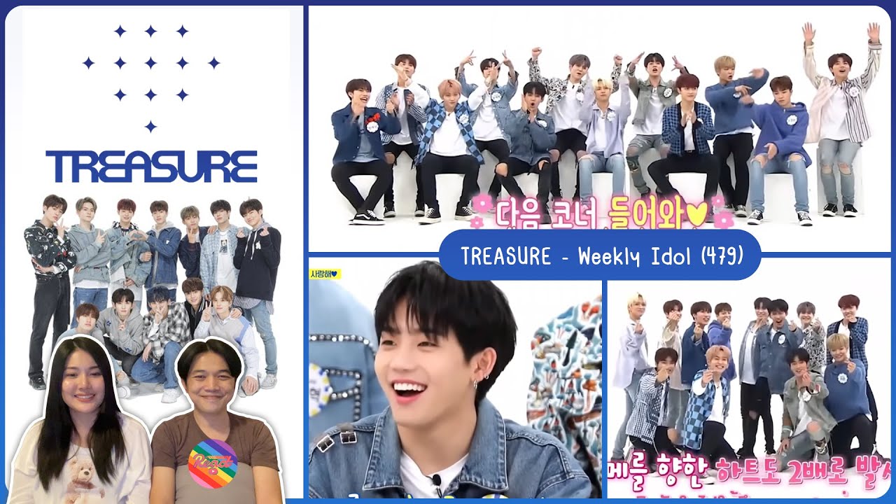 Reaction  | TREASURE  -💎เด็กสมบัติกับไอดอลสุดสัปดาห์ ( Weekly Idol 479) #ชวนเธอมารีแอค