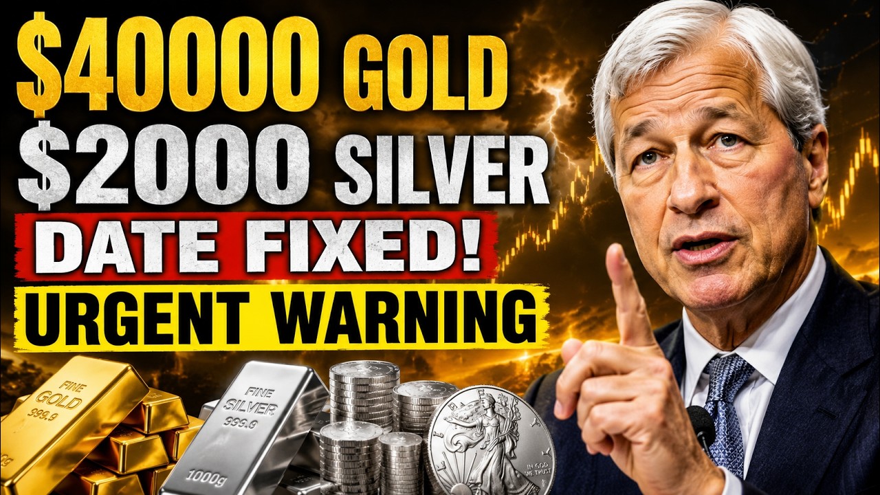 HUGE SILVER PRICE ALERT! URGENT WARNING FOR GOLD & SILVER HOLDERS | JAMIE DIMON'S LATEST MARKET