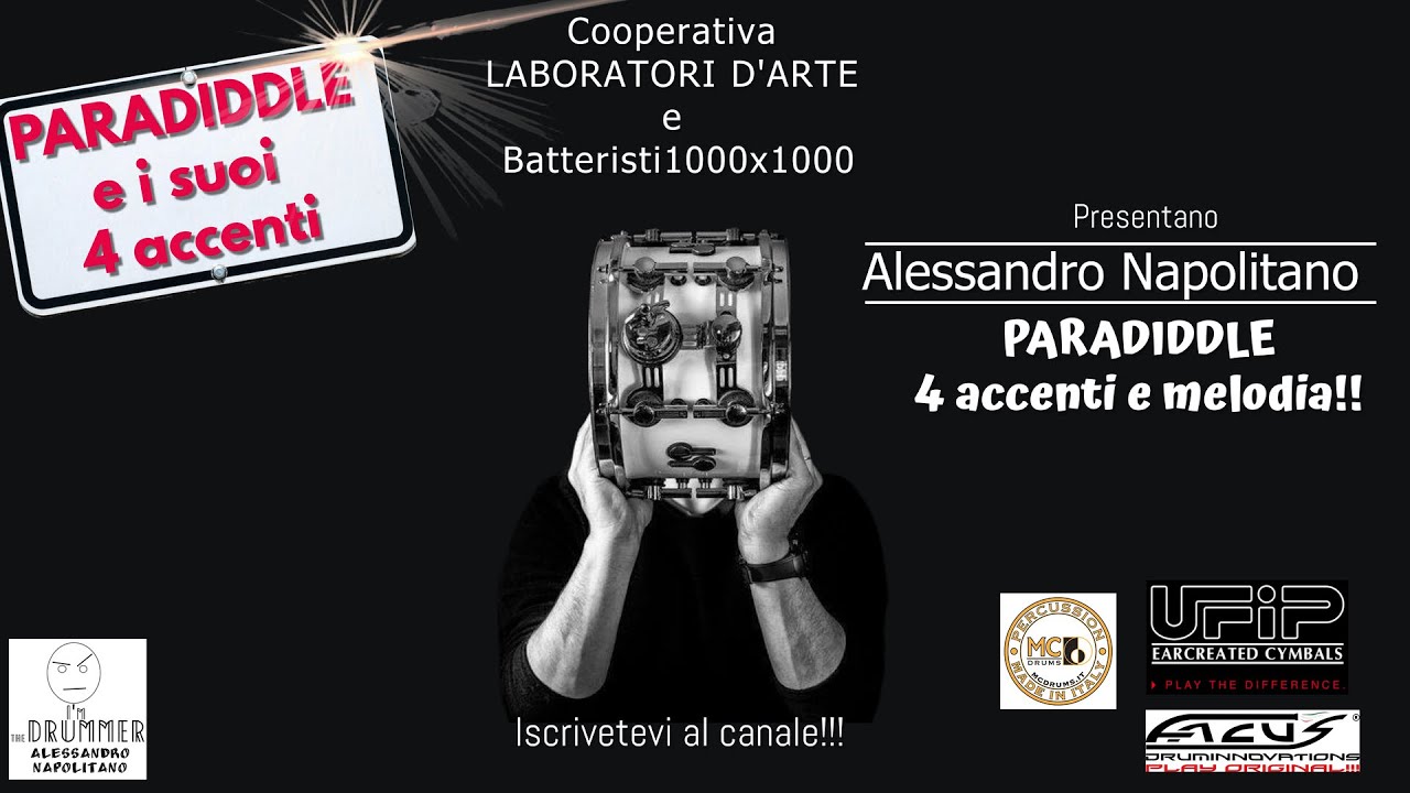 Alessandro Napolitano: il paradiddle ed i suoi 4 accenti!!!