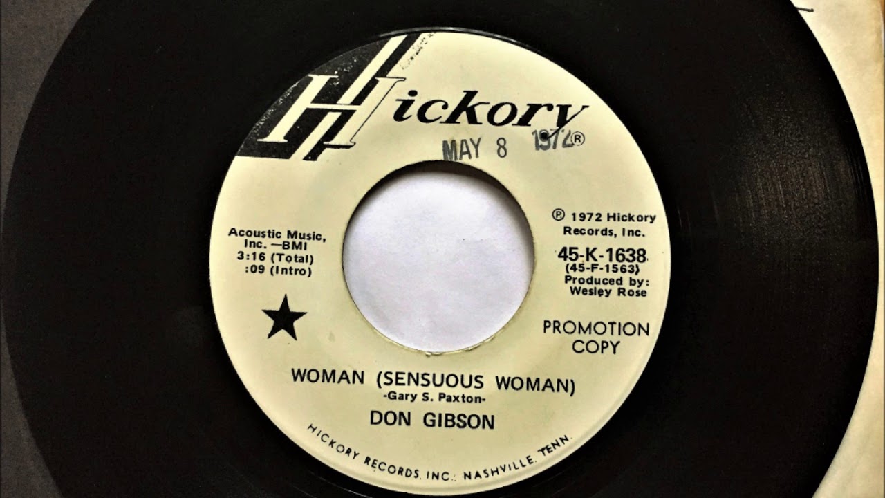 Woman Sensuous Woman , Don Gibson , 1972