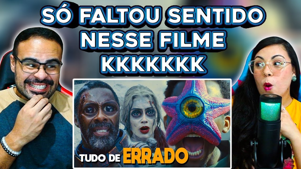 REACT Primeira Fila | TUDO de ERRADO com O ESQUADRÃO SUICIDA