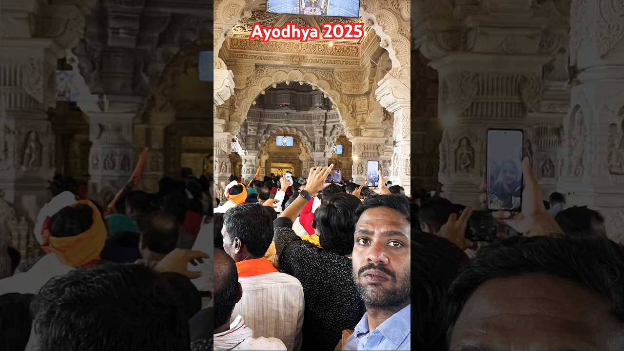Ayodhya today full crowded 🔥🙏#jaishriram #ayodhya #hindutemple