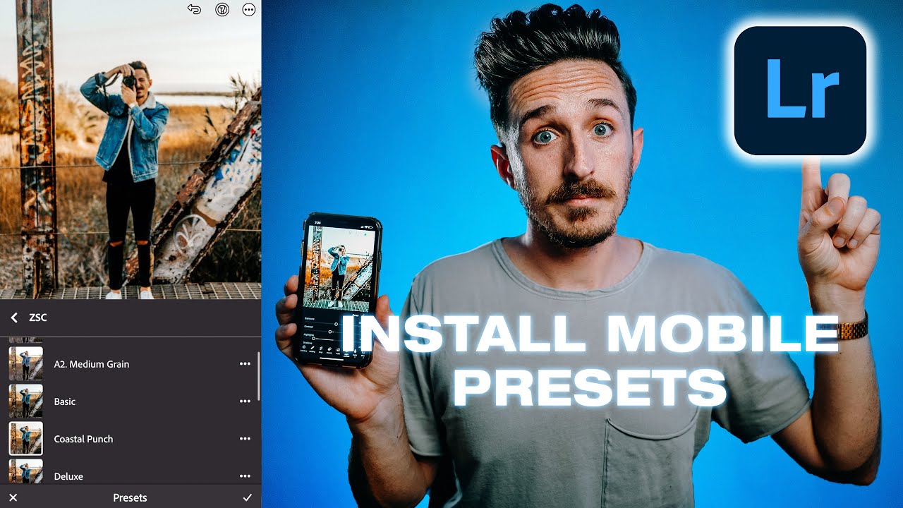 Как установить пресеты в Lightroom Mobile! + БЕСПЛАТНЫЙ ПРЕСЕРТ!