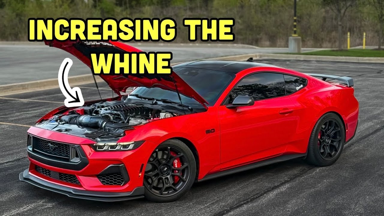 MAKING MY SUPERCHARGED 2024 MUSTANG GT WHINE LIKE A HELLCAT