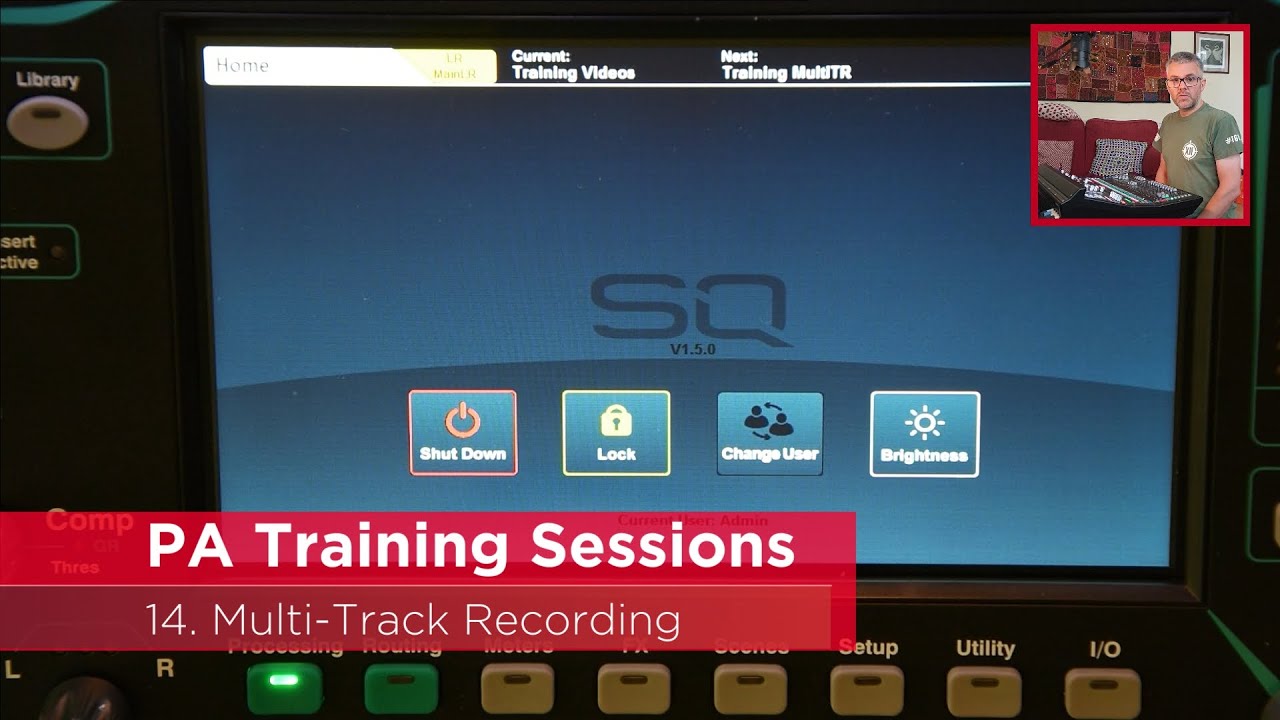 Allen & Heath SQ6 Tutorial: Session 14: Multi Track Recording