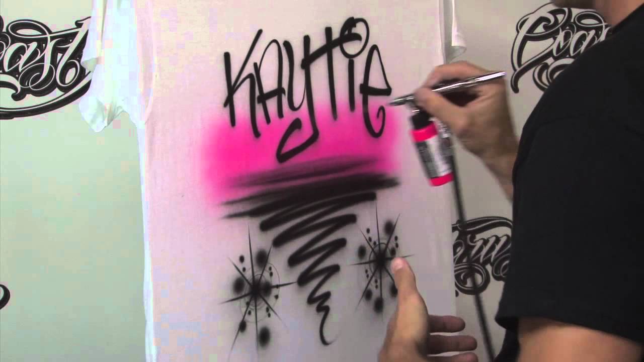 How to Airbrush T Shirts for Beginners Pt. 2 w/ Kent Lind