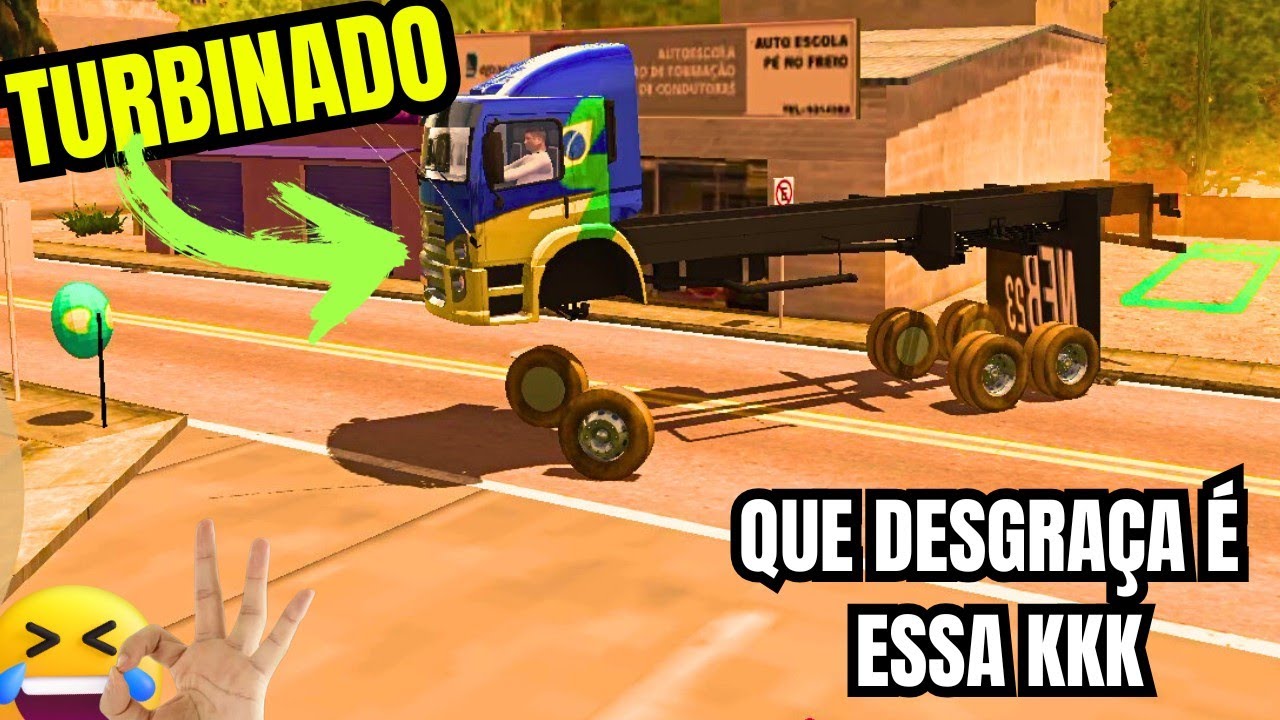 Turbinando dois CAMINHÕES no jogo nas ESTADAS DO BRASIL kkkkk