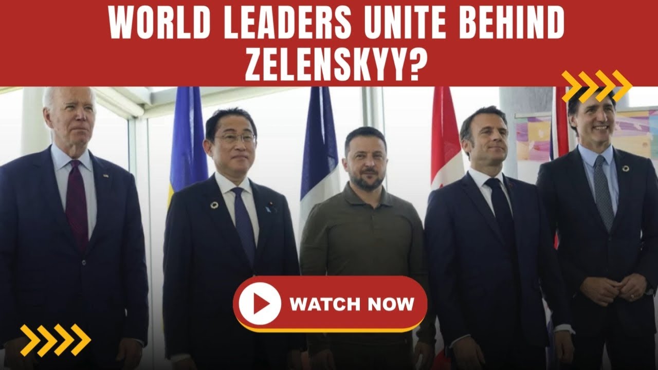 POWERFUL Moment: Watch World Leaders EMBRACE Zelenskyy Amid Crisis! | Bizz Buzz