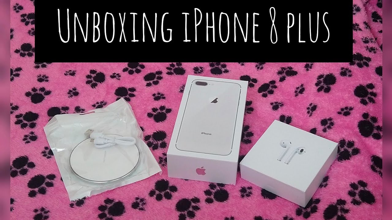 Unboxing iPhone 8 plus Silver - 2021