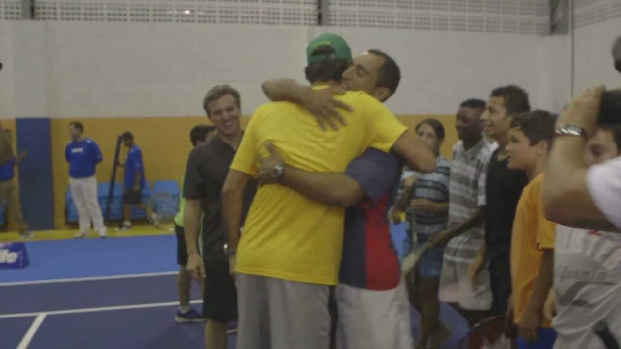 Gillette Kids Tennis Clinic in São Paulo
