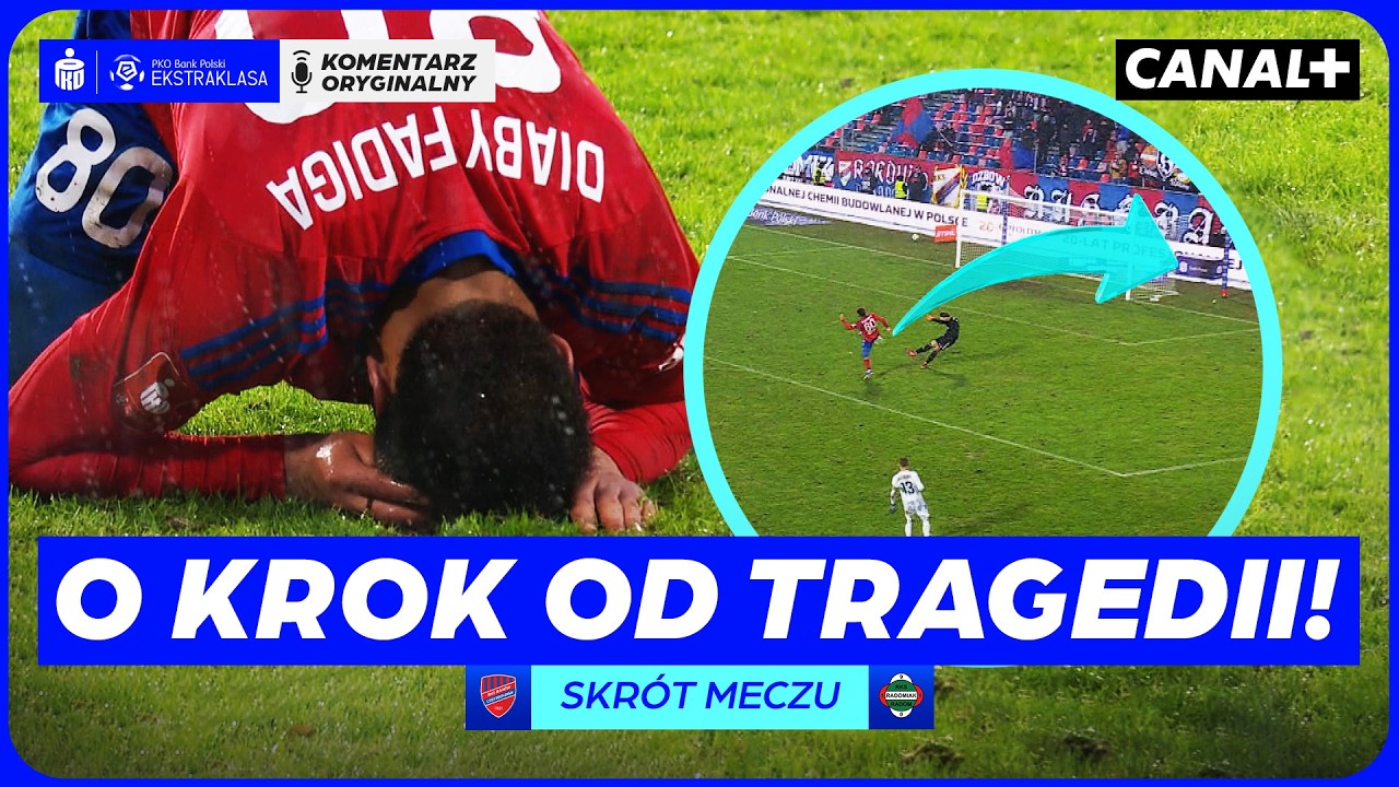 ZACIĘTA BATALIA W CZĘSTOCHOWIE! OBLĘŻENIE ZASIEKÓW DO OSTATNIEJ MINUTY! RAKÓW – RADOMIAK, SKRÓT