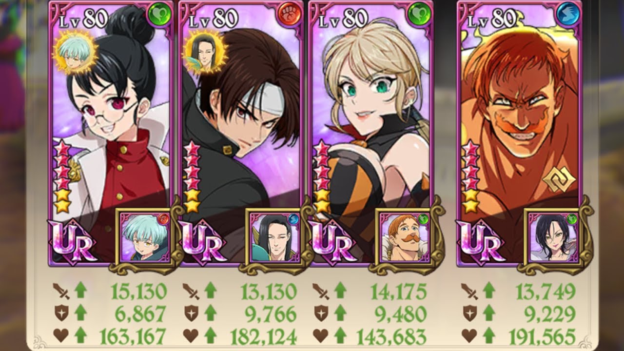 ITS OVER! FULL HUMAN TEAM DESTROYS  PVP! Seven Deadly Sins: Grand Cross