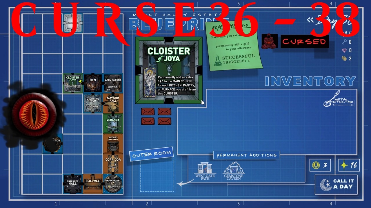 Blue Prince - Curse 36 to 38 - Super Corridor of DOOM