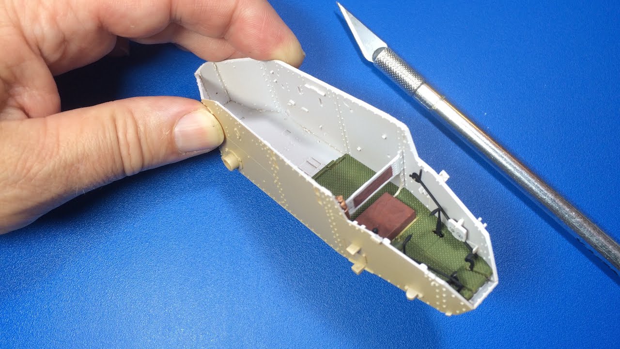 Meng FT-17 Part 2 (Interior paint and install)