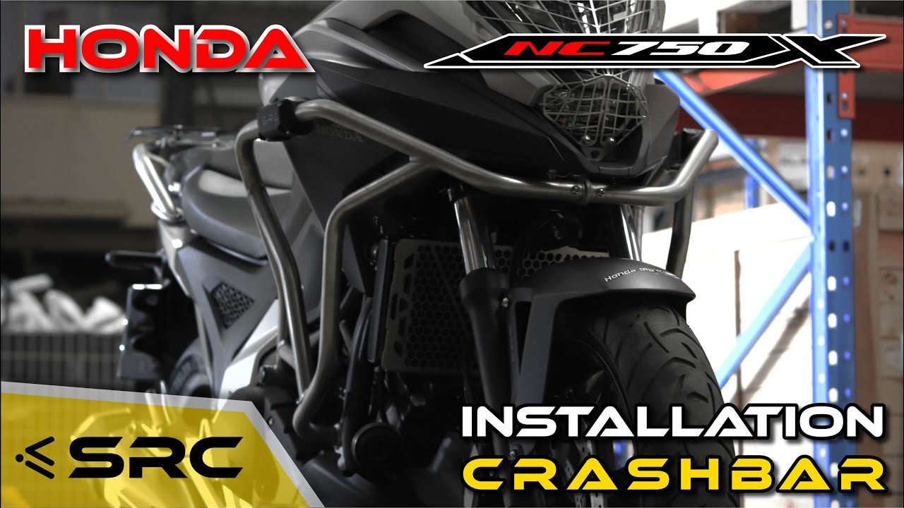 HONDA NC 750 X CRASH BAR INSTALL