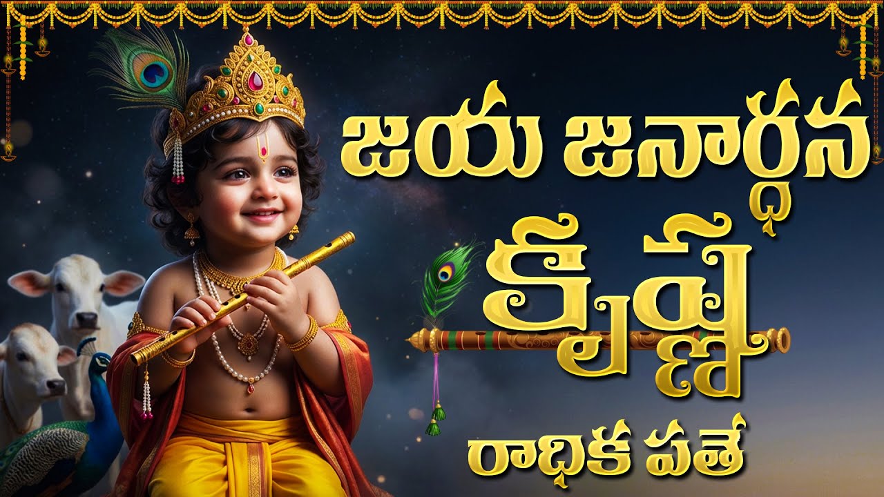 జయ జనార్ధన కృష్ణ | Jaya Janardhana Krishna | Popular Krishna Song | Sri Krishna Telugu Bhakti Songs