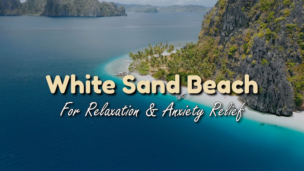 White Sand Infinity | Aerial Relaxation for Anxious Minds