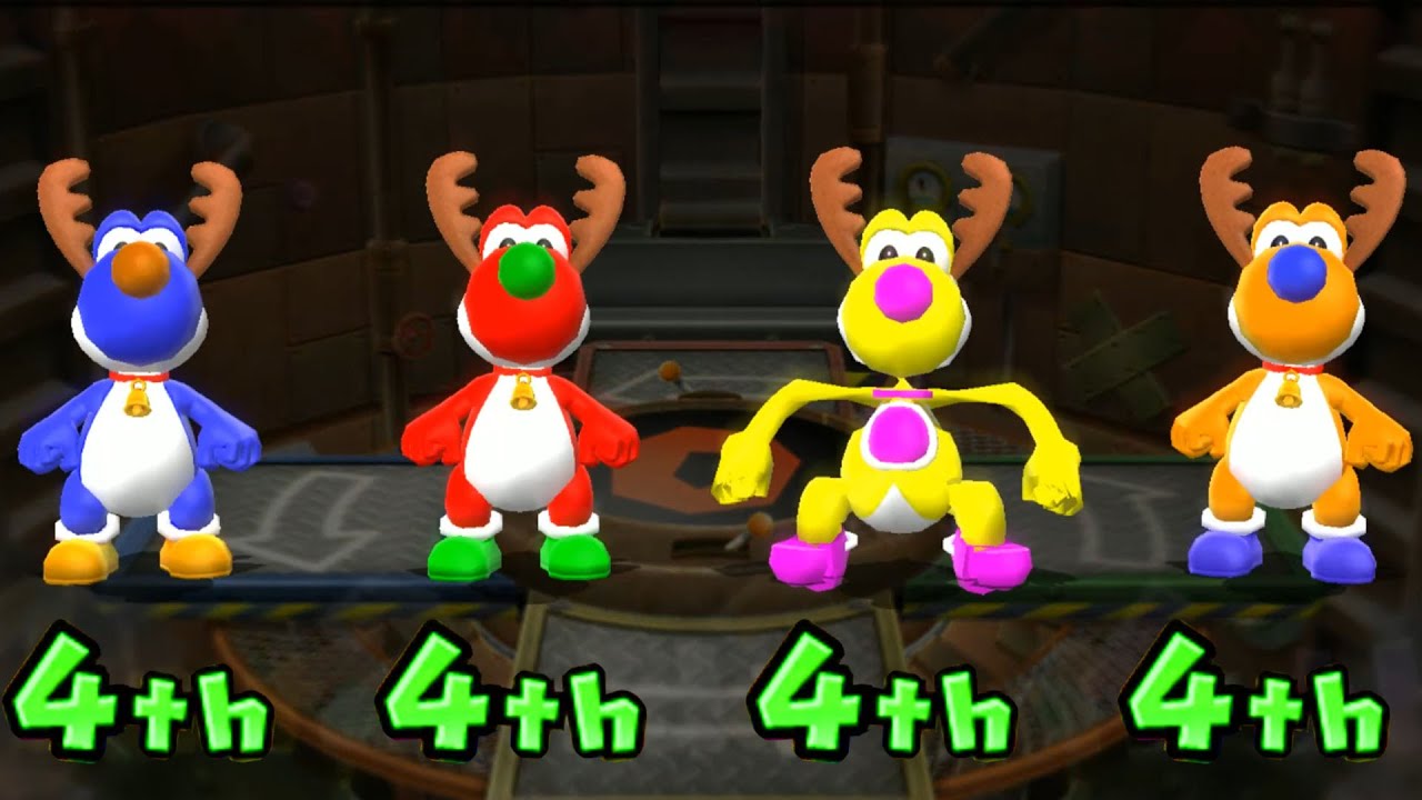 Mario Party 9 Mod - Boss Rush Wario Vs Luigi Vs Yoshi Vs Daisy