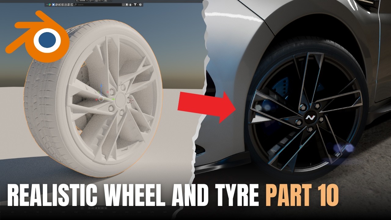 Blender 3D Car Modeling – Part 10: The Rear Edge loops | 2024 Hyundai Sonata | Full Timelapse