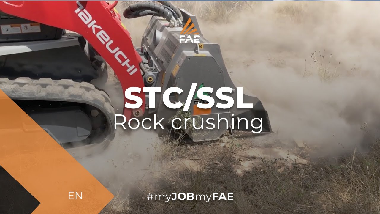 FAE STC/SSL stone crusher working in Texas