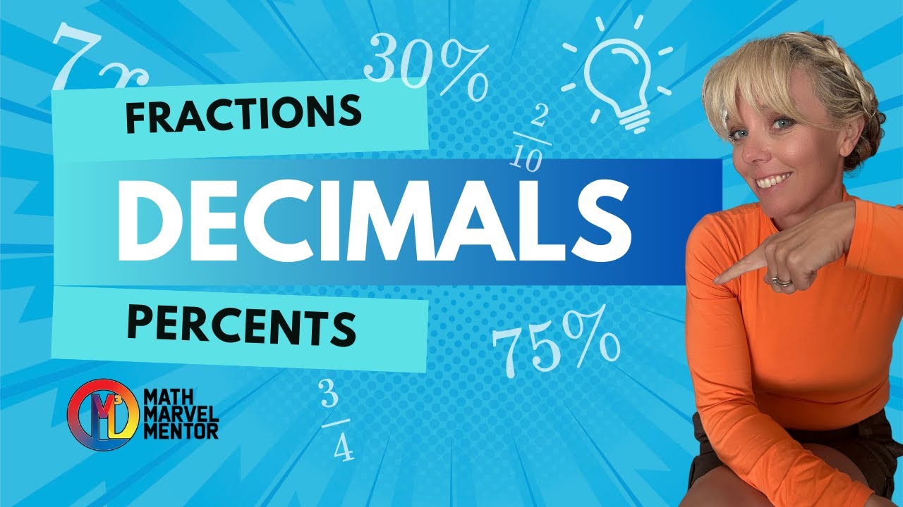 Fractions to Decimals to Percents Using a Hundreds Grid | 6th Grade Math
