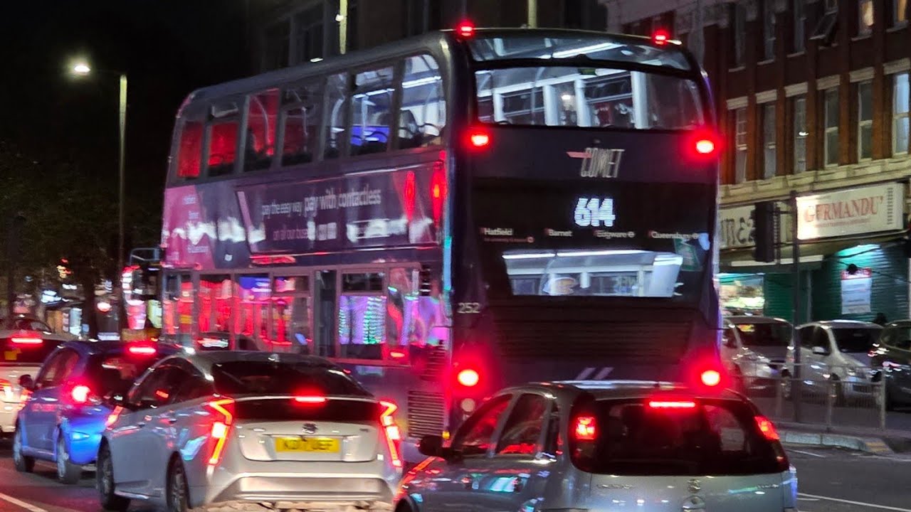 *Retrofit* Journey on Bus Route 614 (252 | YX17 NRE) ~ UNO Bus