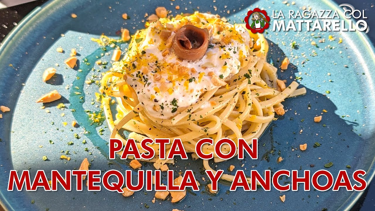 Pasta con mantequilla y anchoas: un clásico irresistible