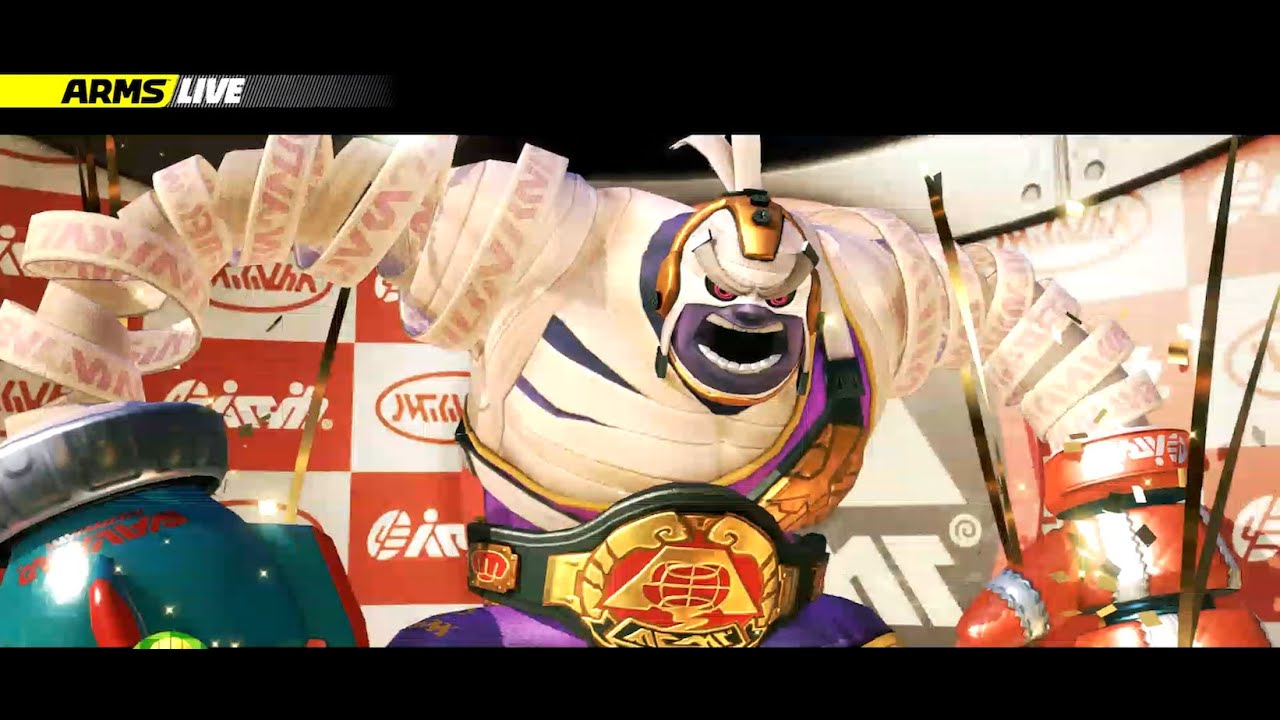 ARMS: Master Mummy Beating Hedlok Level 7