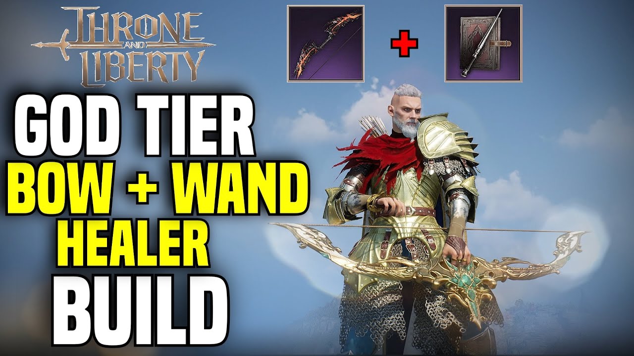 Best Bow/Wand Healer Build in Throne and Liberty! (PvE/PvP)