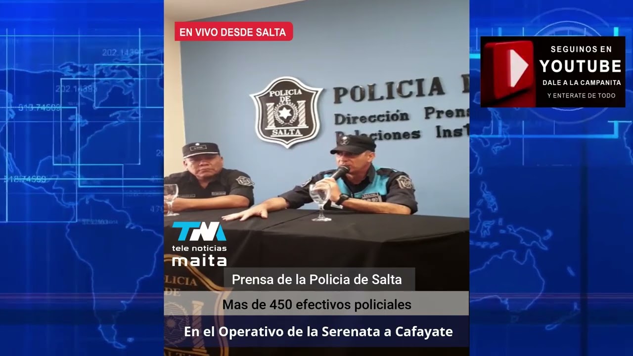 Policía de Salta Operativo para la Serenata a Cafayate 2026