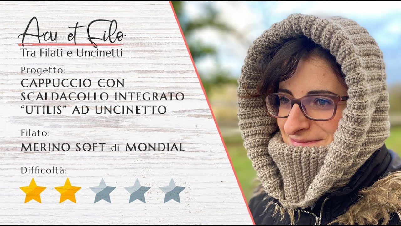 Cappuccio con scaldacollo🧣 integrato 